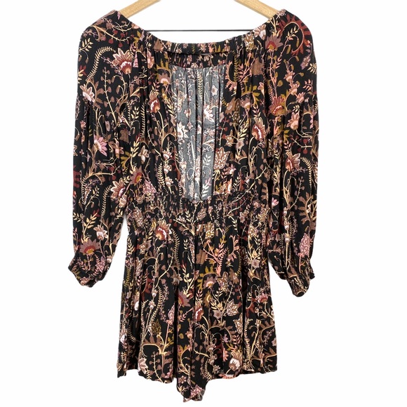 ♦️SOLD♦️Free People Pretty & Free Floral Romper - Picture 7 of 11
